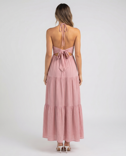 Summer Breeze Halter Dress