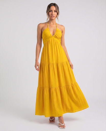 Summer Breeze Halter Dress