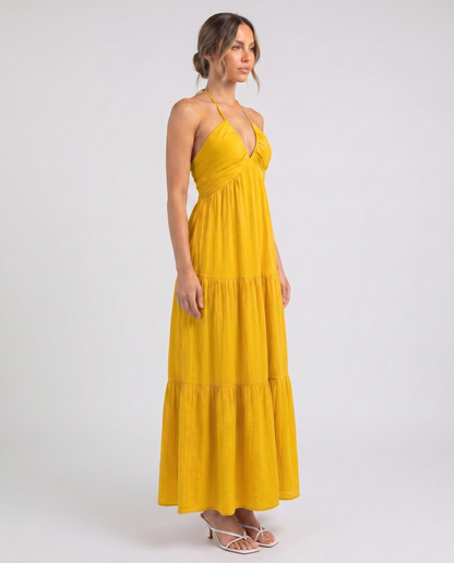 Summer Breeze Halter Dress