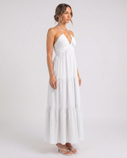 Summer Breeze Halter Dress